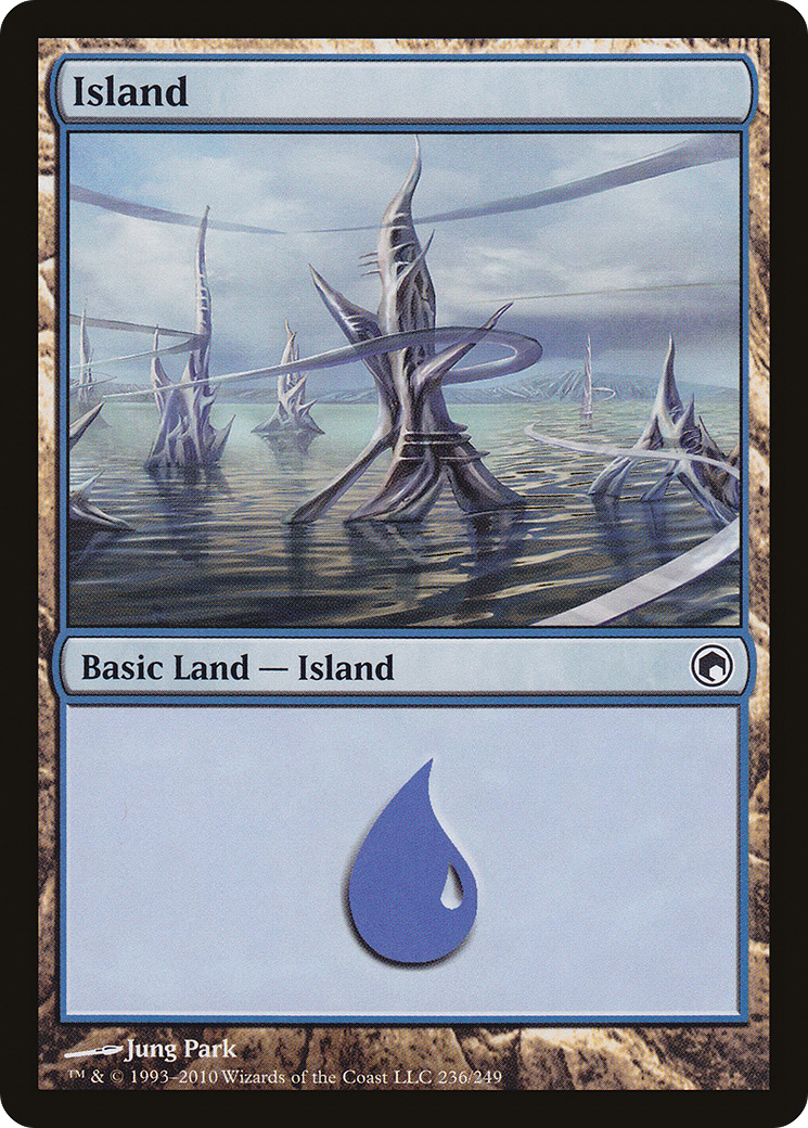 Island (SOM-236) - Scars of Mirrodin Foil