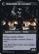 Jerren, Corrupted Bishop // Ormendahl, the Corrupter (PRE-109S) - Innistrad: Midnight Hunt Promos: (Double Faced Transform) Foil