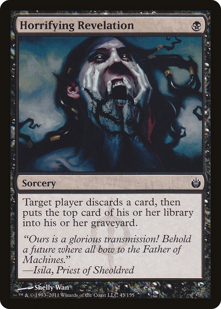 Horrifying Revelation (MBS-045) - Mirrodin Besieged Foil