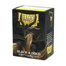 Dragon Shield - Box 100 - Standard Size Dual Matte - Black & Gold