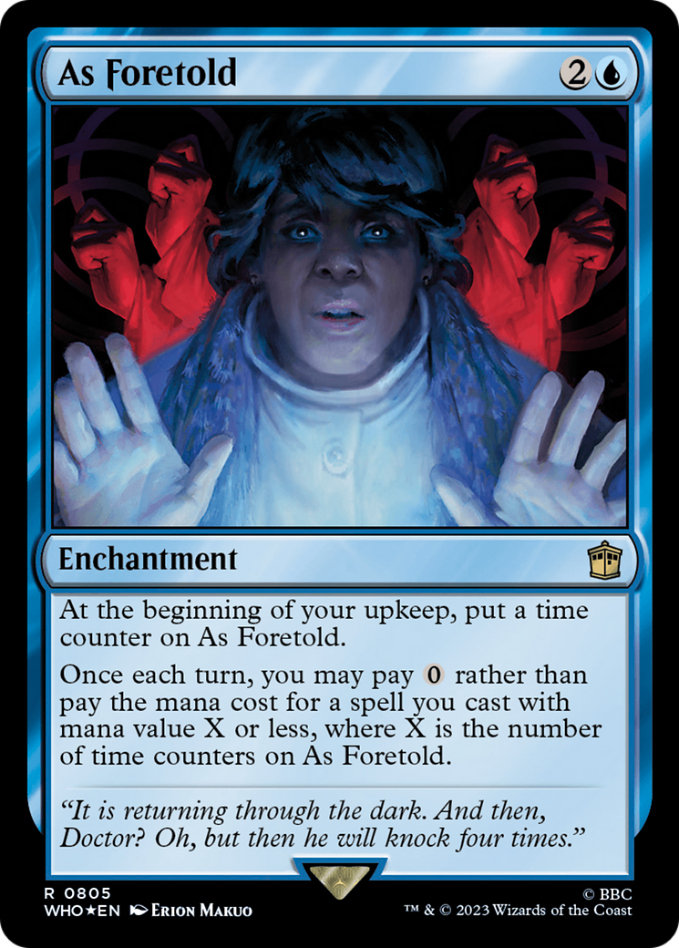As Foretold (WHO-805) - Doctor Who Foil