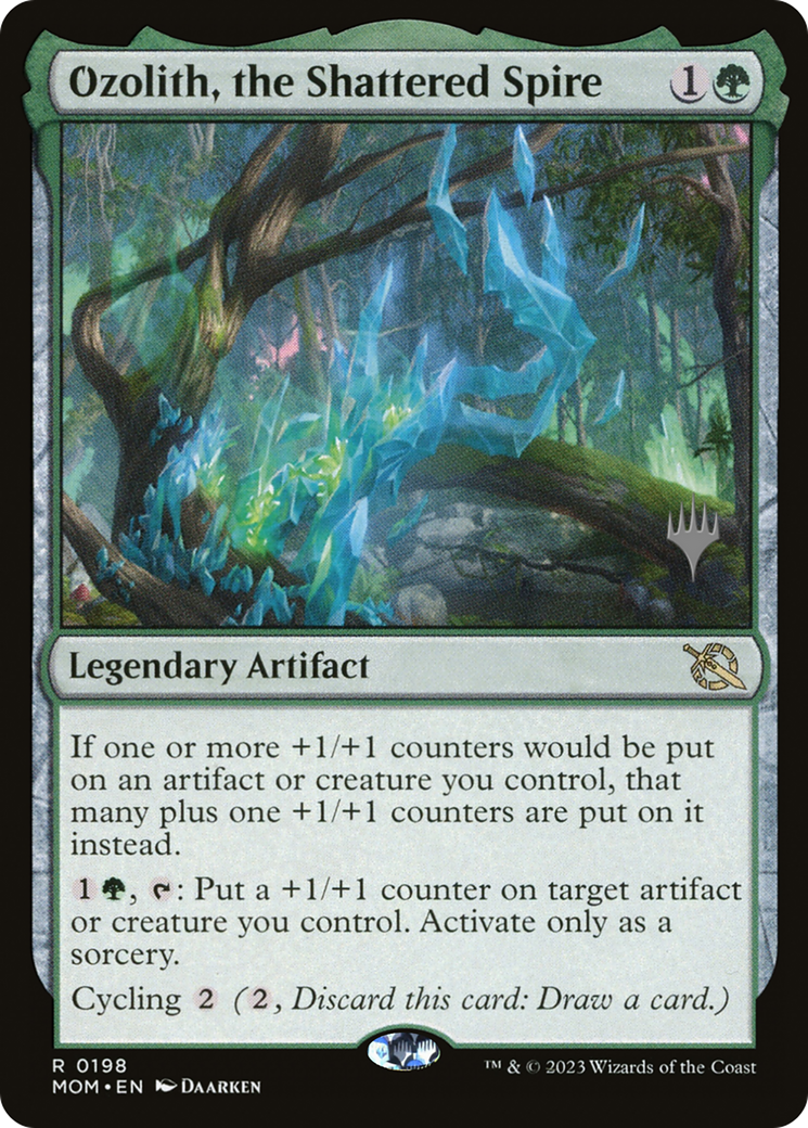 Ozolith, the Shattered Spire (PPMOM-198P) - March of the Machine Promos Foil