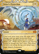 Teferi's Protection (STA-011) - Strixhaven Mystical Archive: (Showcase) (Borderless) Foil