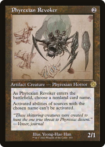 Phyrexian Revoker (BRR-103) - The Brothers' War Retro Artifacts Foil