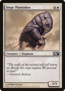 Siege Mastodon (M11-029) - Magic 2011 Foil