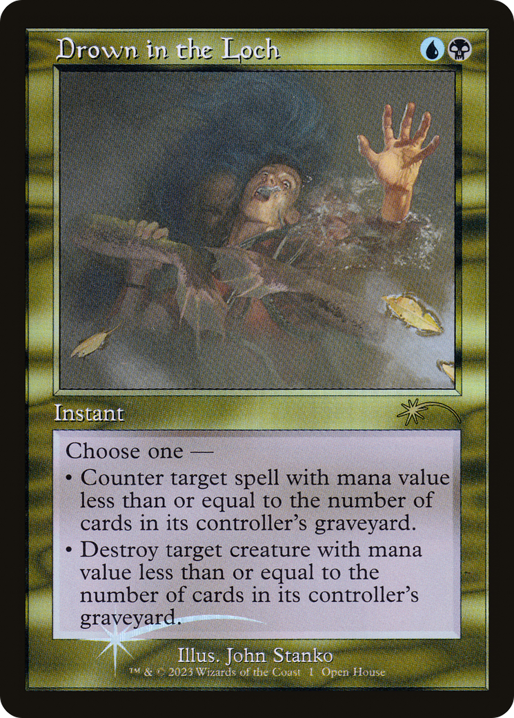 Drown in the Loch (OHP-004) - Wizards Play Network 2023 Foil