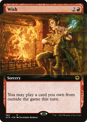Wish (AFR-382) - Adventures in the Forgotten Realms: (Extended Art) Foil