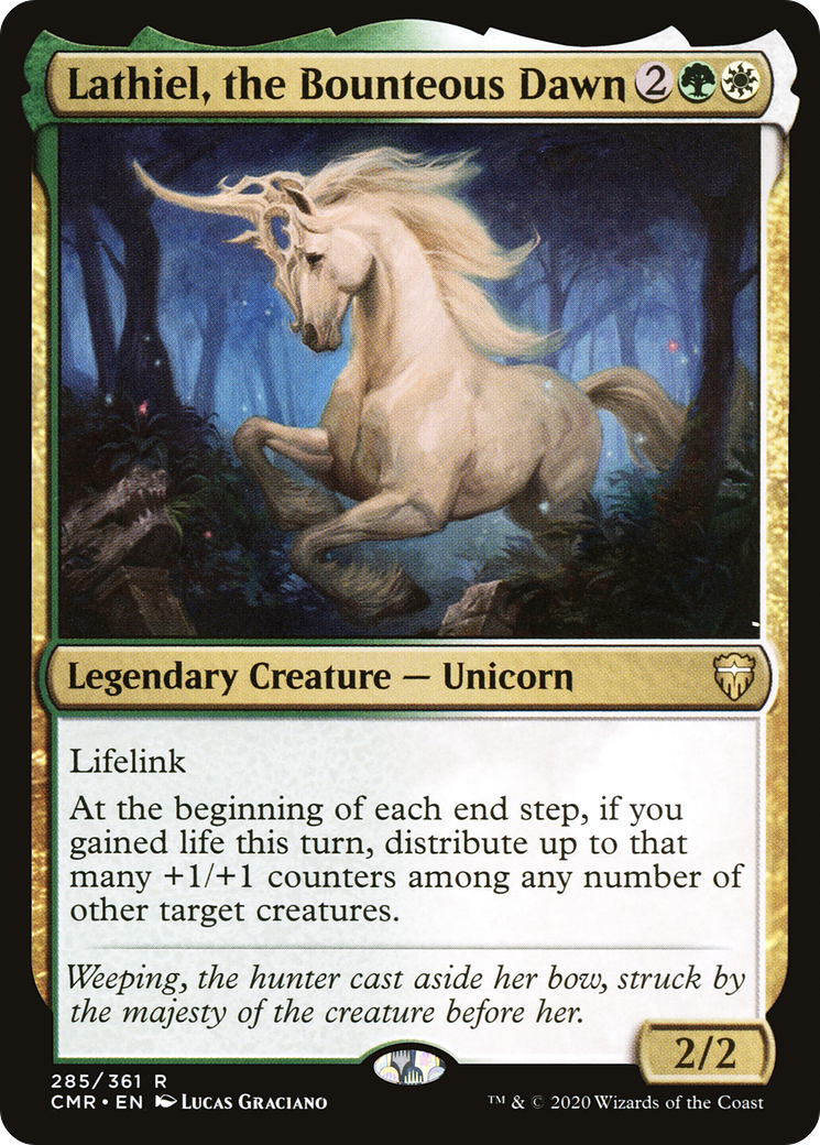 Lathiel, the Bounteous Dawn (CMR-285) - Commander Legends Foil