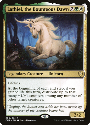 Lathiel, the Bounteous Dawn (CMR-285) - Commander Legends Foil