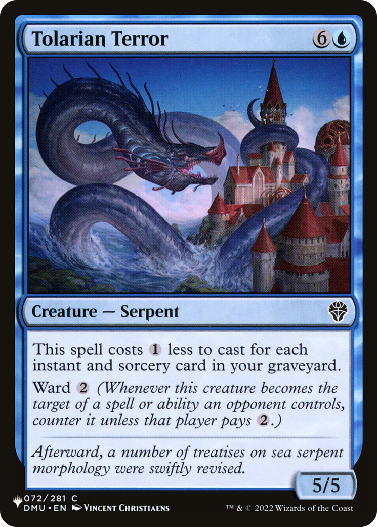 Tolarian Terror (LIST-DMU-72) - The List