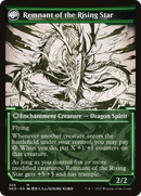 Jugan Defends the Temple // Remnant of the Rising Star (NEO-359) - Kamigawa: Neon Dynasty: (Showcase, fandfc) Foil