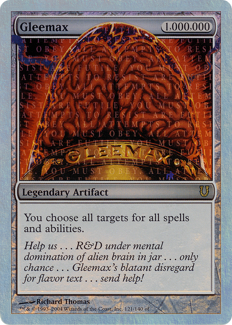 Gleemax (UNH-121) - Unhinged Foil