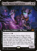 Nashi, Moon Sage's Scion (NEO-459) - Kamigawa: Neon Dynasty: (Extended Art) Foil