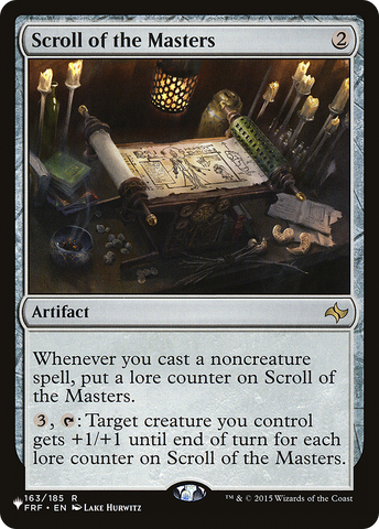 Scroll of the Masters (LIST-FRF-163) - The List