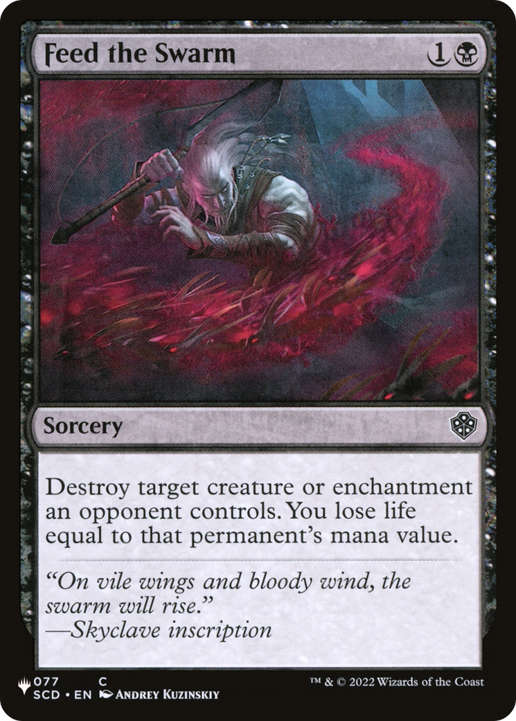 Feed the Swarm (LIST-SCD-77) - The List