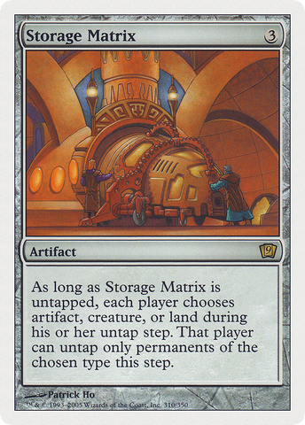 Storage Matrix (9ED-310) - Ninth Edition