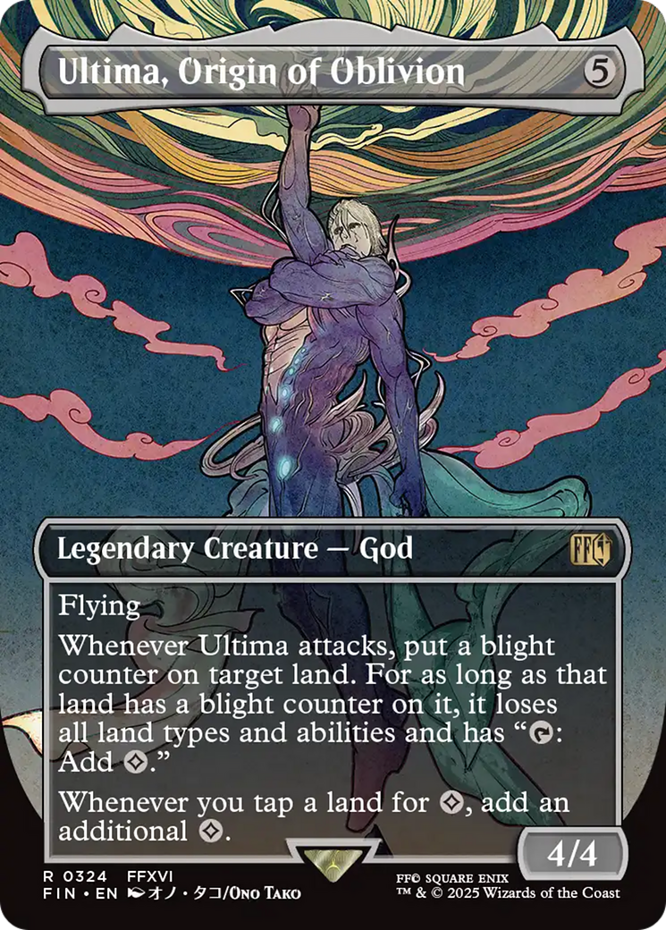 Ultima, Origin of Oblivion (FIN-324) - FINAL FANTASY (Borderless) Foil