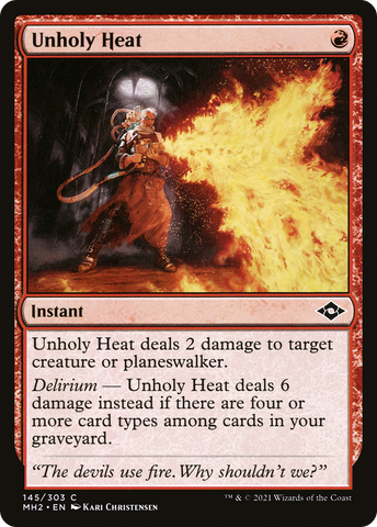 Unholy Heat (MH2-145) - Modern Horizons 2