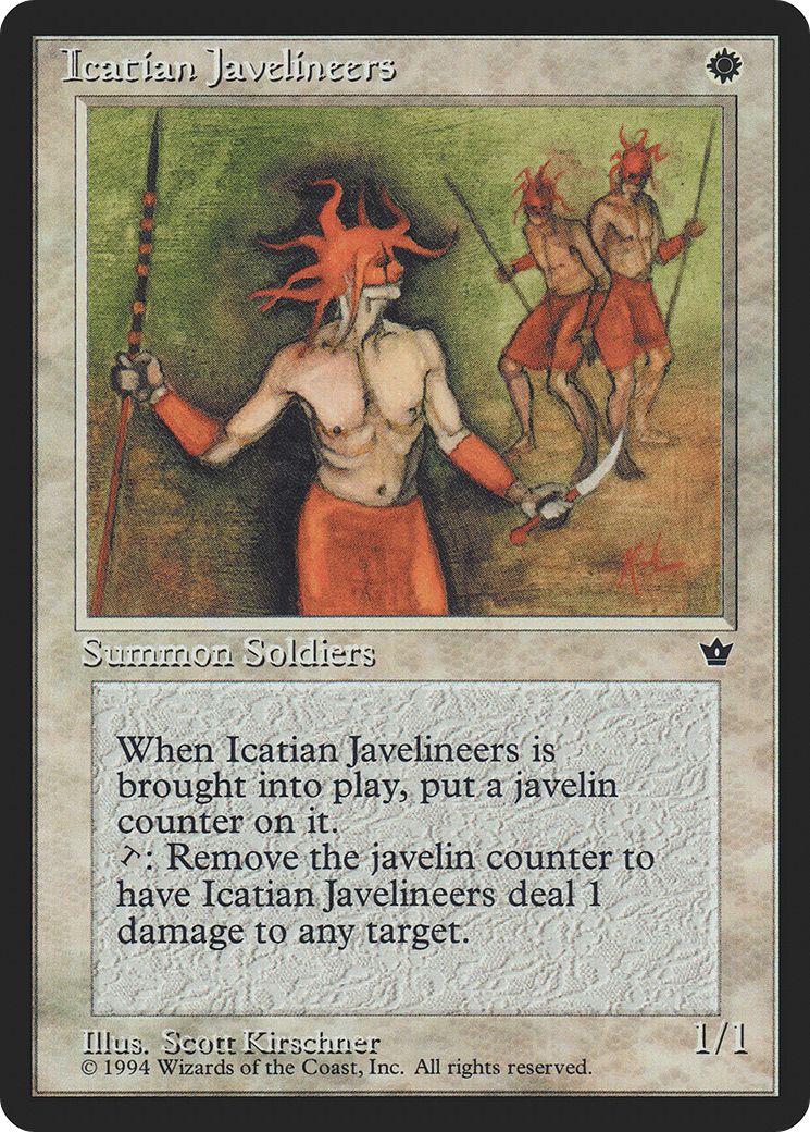 Icatian Javelineers (FEM-) - Fallen Empires