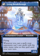 Inventive Iteration // Living Breakthrough (NEO-443) - Kamigawa: Neon Dynasty: (Extended Art, fandfc, enchantment)