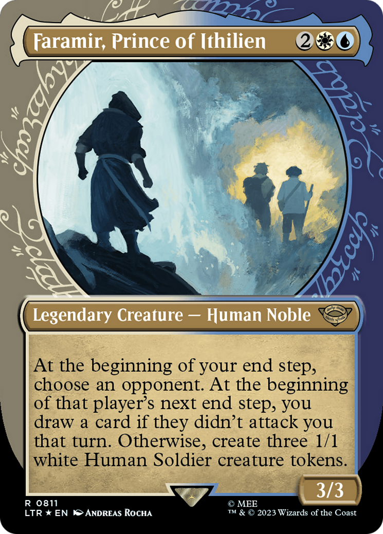 Faramir, Prince of Ithilien (LTR-811) - The Lord of the Rings: Tales of Middle-earth: (Showcase) (Borderless) Foil