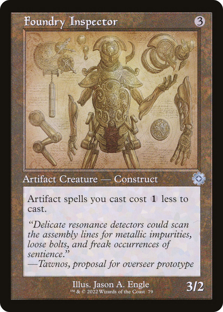 Foundry Inspector (BRR-079) - The Brothers' War Retro Artifacts