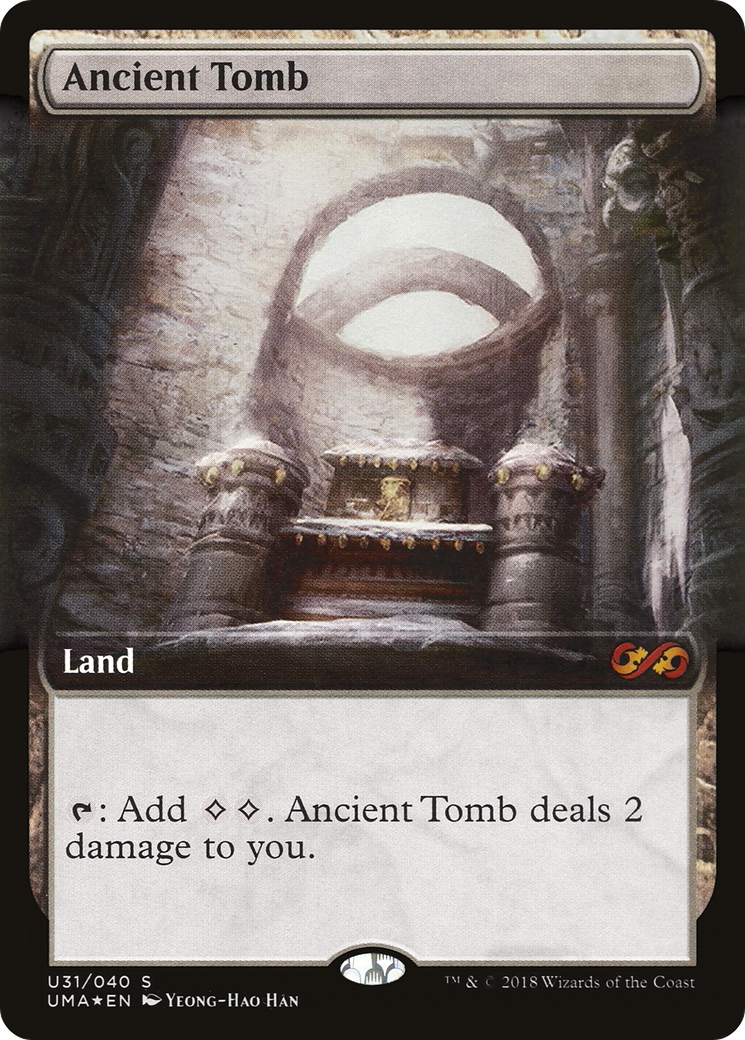 Ancient Tomb (UMA:BT-U31) - Ultimate Box Topper: (Extended Art) Foil