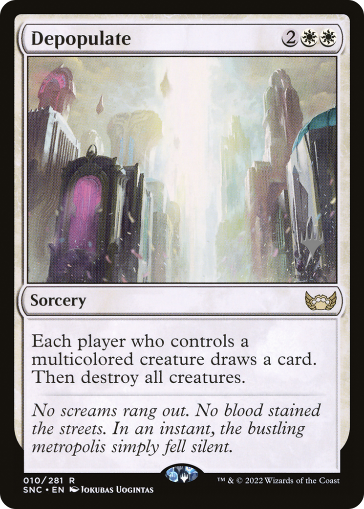 Depopulate (PPSNC-10P) - Streets of New Capenna Promos