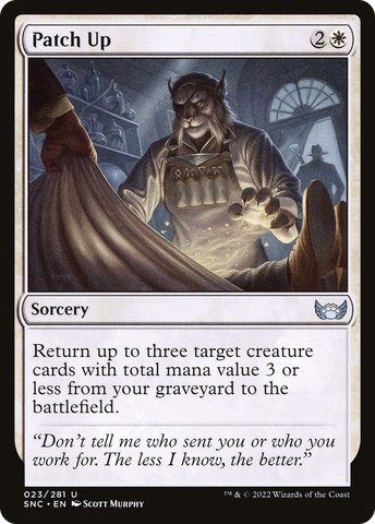 Patch Up (SNC-023) - Streets of New Capenna Foil