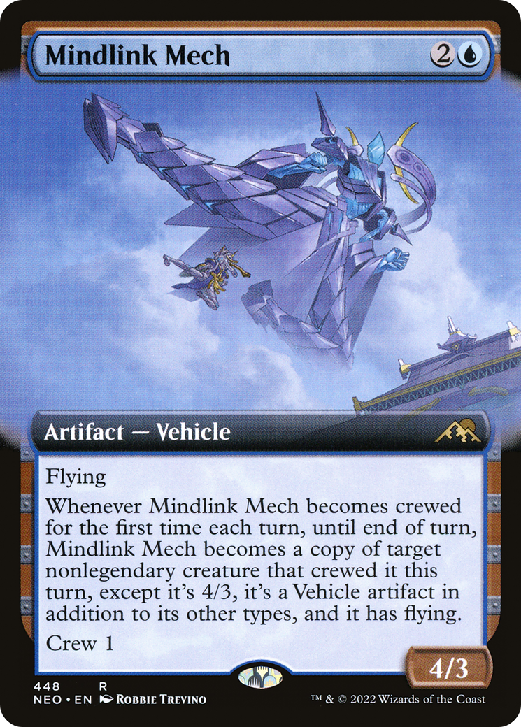 Mindlink Mech (NEO-448) - Kamigawa: Neon Dynasty: (Extended Art) Foil