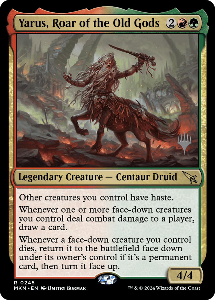 Yarus, Roar of the Old Gods (PPMKM-245) - Murders at Karlov Manor Promos