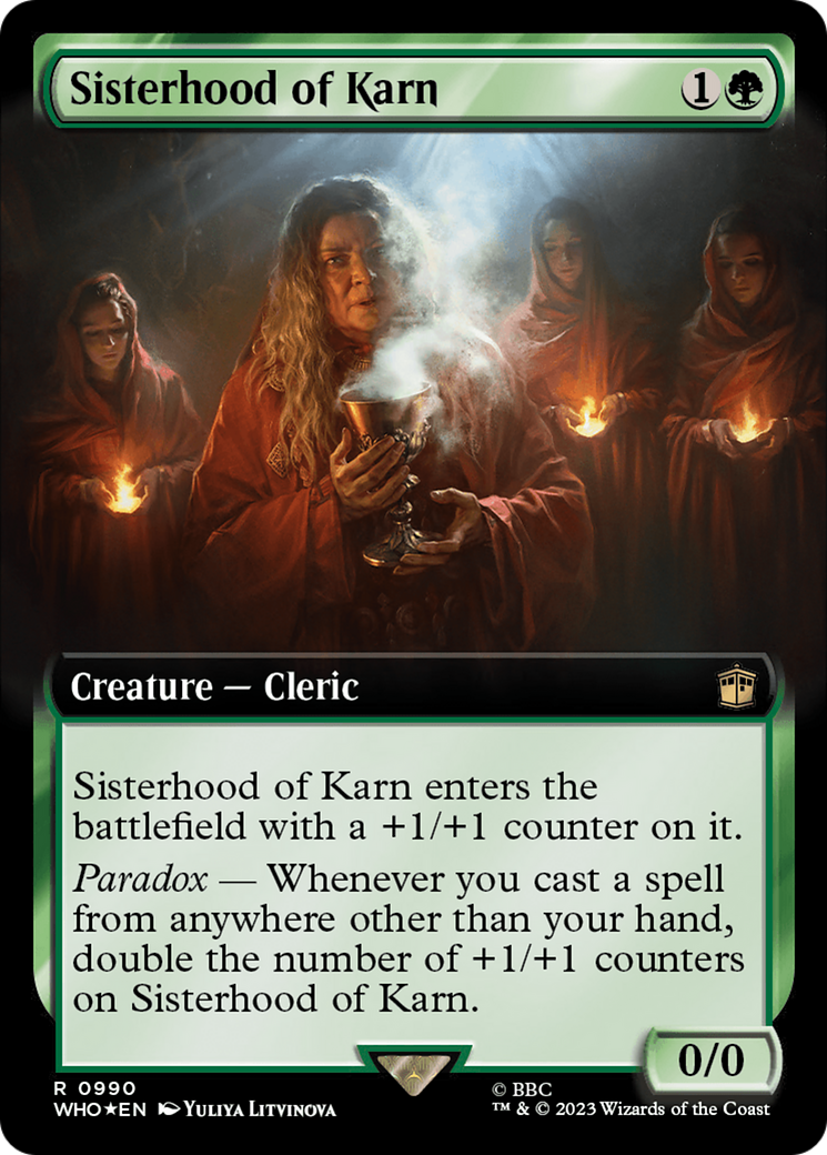 Sisterhood of Karn (WHO-990) - Doctor Who: (Extended Art) Foil