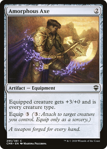 Amorphous Axe (CMR-295) - Commander Legends Foil