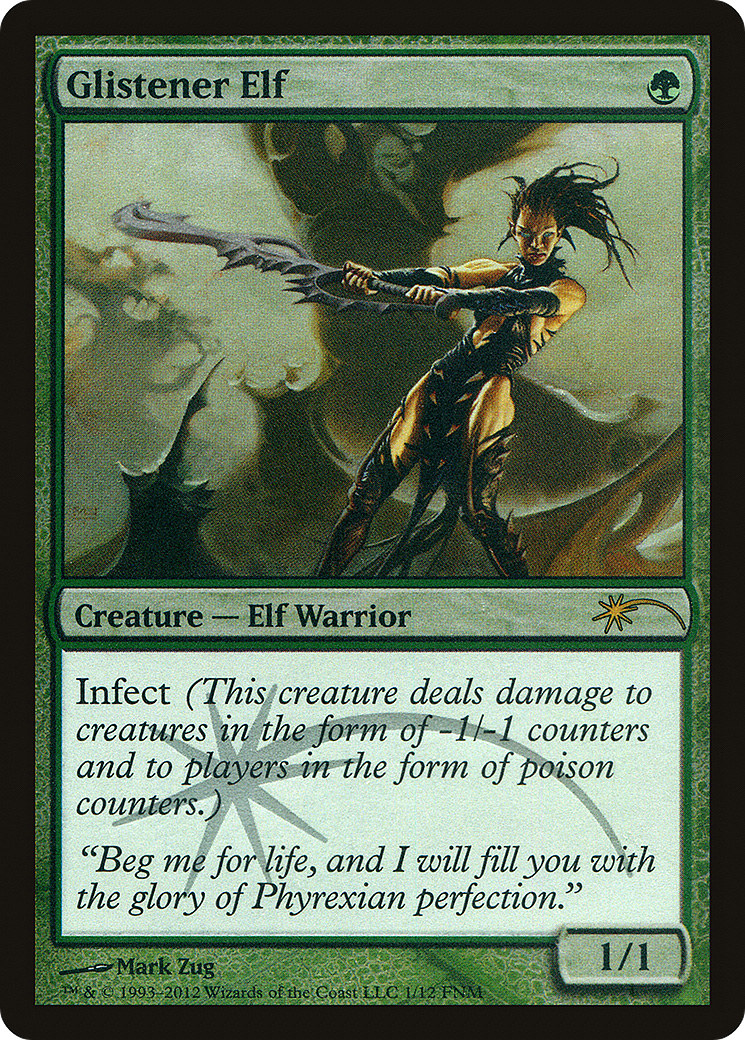Glistener Elf (FNM-001) - Friday Night Magic 2012 Foil