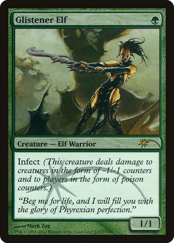 Glistener Elf (FNM-001) - Friday Night Magic 2012 Foil
