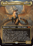 Betor, Ancestor's Voice (TDC-001) - Commander: Tarkir: Dragonstorm (Borderless) Foil
