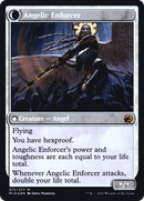 Enduring Angel // Angelic Enforcer (PRE-17S) - Innistrad: Midnight Hunt Promos: (Double Faced Transform) Foil