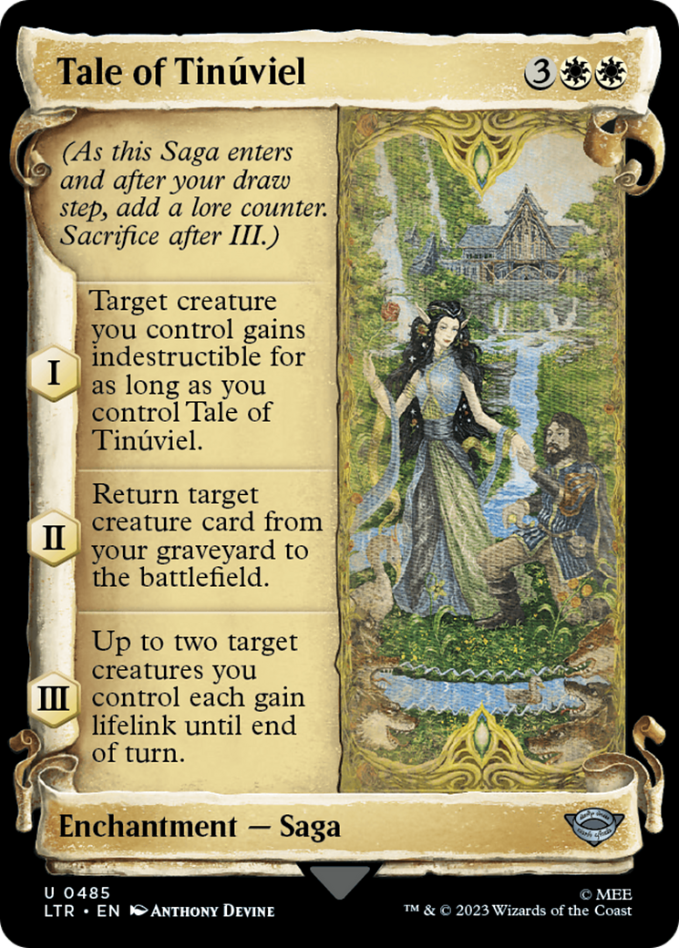 Tale of Tinúviel (LTR-485) - The Lord of the Rings: Tales of Middle-earth: (Showcase)