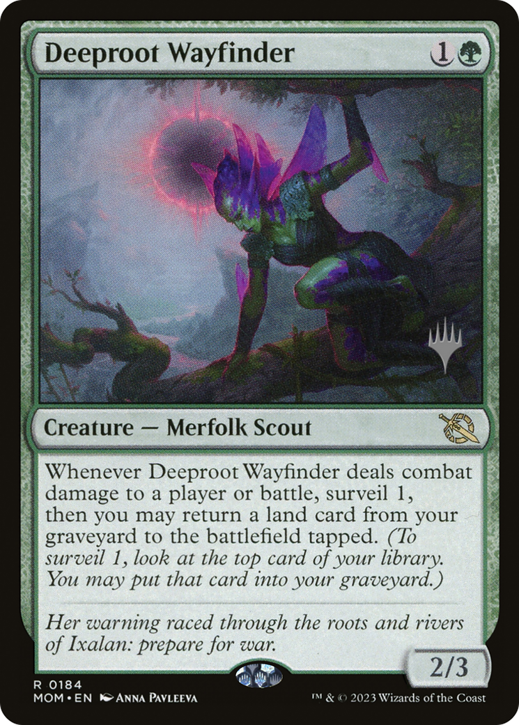 Deeproot Wayfinder (PPMOM-184P) - March of the Machine Promos