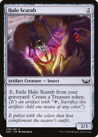 Halo Scarab (SNC-239) - Streets of New Capenna Foil