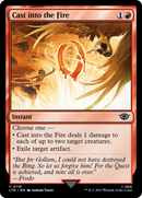 Cast into the Fire (LTR-118) - The Lord of the Rings: Tales of Middle-earth Foil