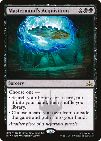 Mastermind's Acquisition (RIX-077) - Rivals of Ixalan