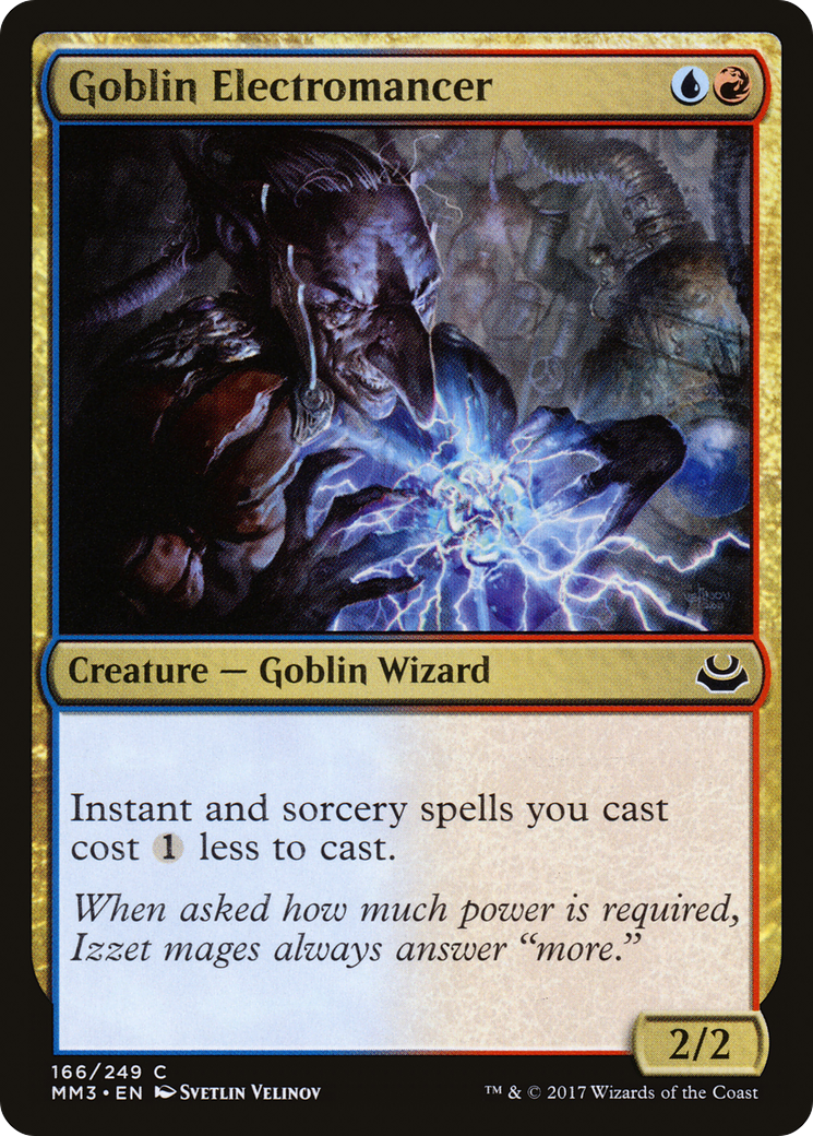 Goblin Electromancer (MM3-166) - Modern Masters 2017 Foil