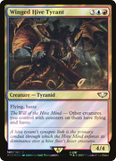Winged Hive Tyrant (40K-148★) - Warhammer 40,000 Commander Foil