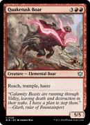 Quaketusk Boar (BLB-146) - Bloomburrow Foil