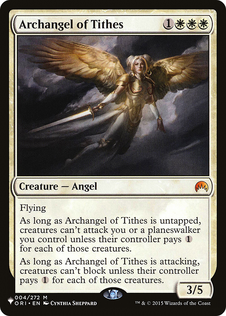 Archangel of Tithes (LIST-ORI-4) - The List Foil