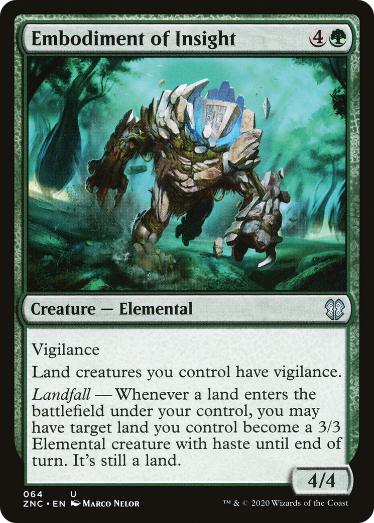 Embodiment of Insight (ZNC-064) - Zendikar Rising Commander