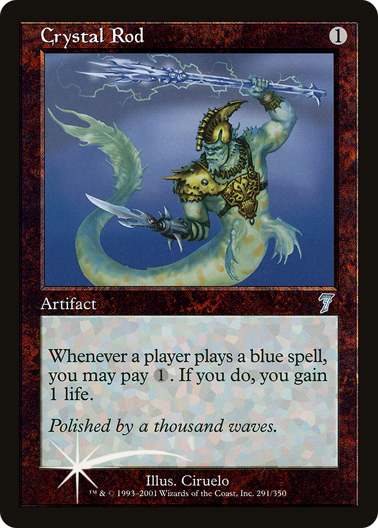 Crystal Rod (7ED-291★) - Seventh Edition Foil