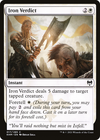 Iron Verdict (KHM-017) - Kaldheim