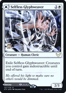 Selfless Glyphweaver // Deadly Vanity (PRE-157) - Strixhaven: School of Mages Promos Foil